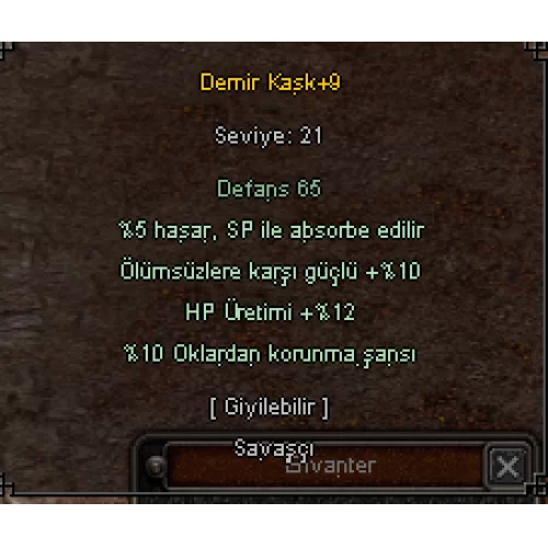 +9 DEMİR KASK